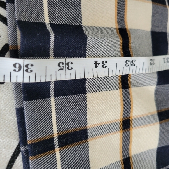 Ann Taylor Factory Women's Wide Leg Plaid Pants Trousers Size 4 - Picture 6 of 12